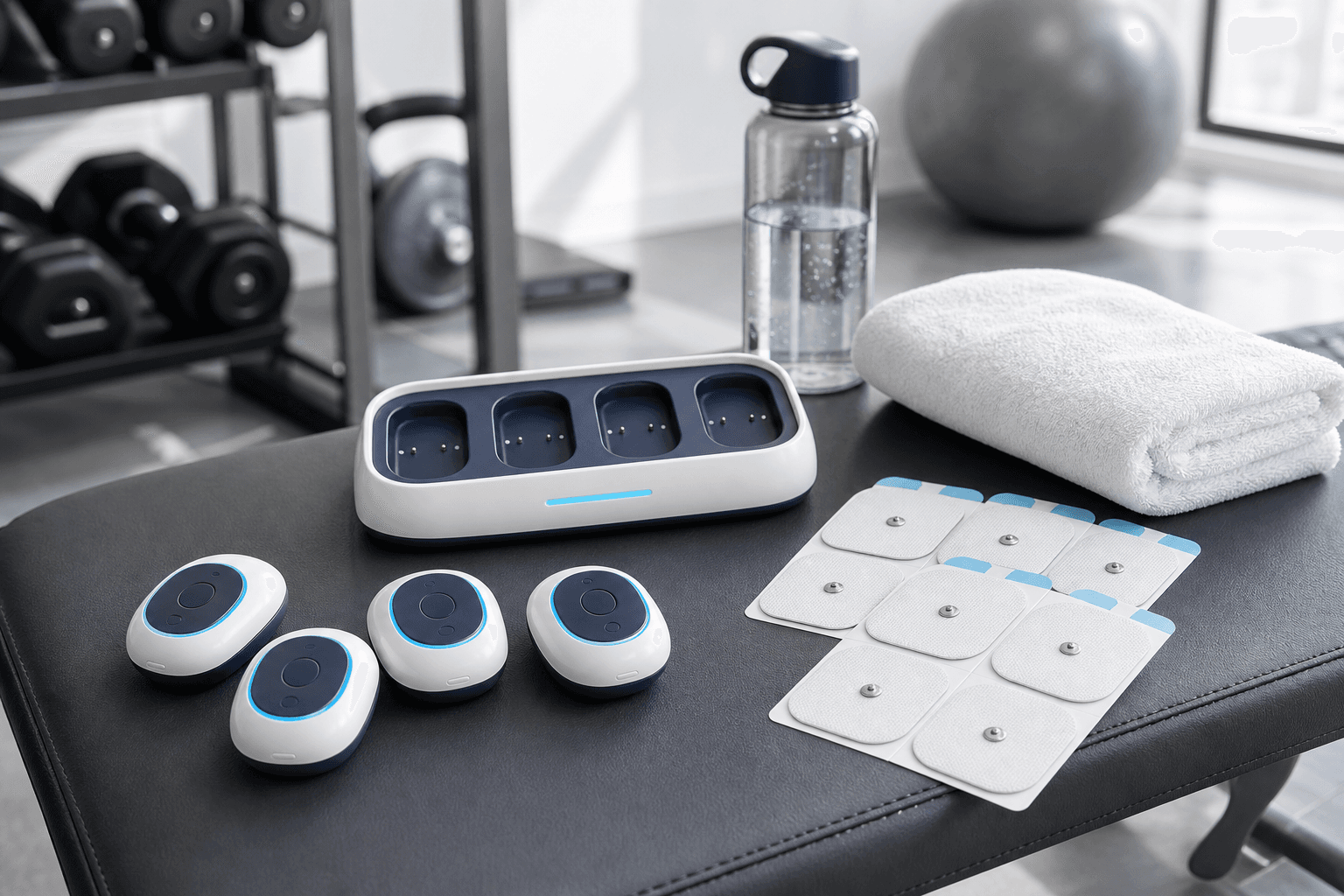 Wireless recovery ecosystem in a sports recovery setting
